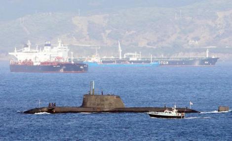 "Submarino nuclear Gibraltar"